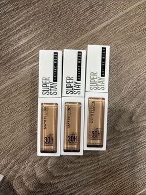 3X Maybelline Super Stay Active Wear Concealer #22